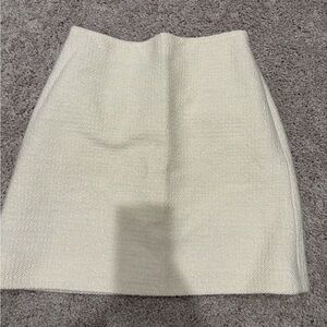 Club Monaco Cream Mini Skirt